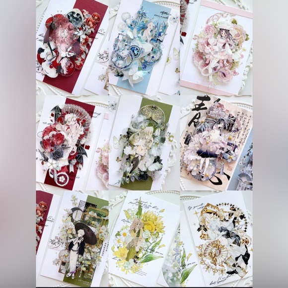 Waterproof PET Tape cute, lovely,Flower, journal sticker, Notebook, hand account - Picture 8 of 9